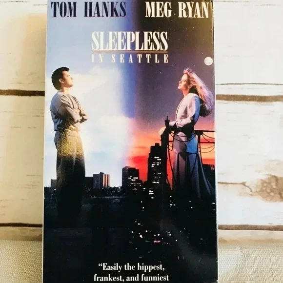 SLEEPLESS IN SEATTLE VHS Home Video Tape Starring Tom Hanks - Picture 1 of 5